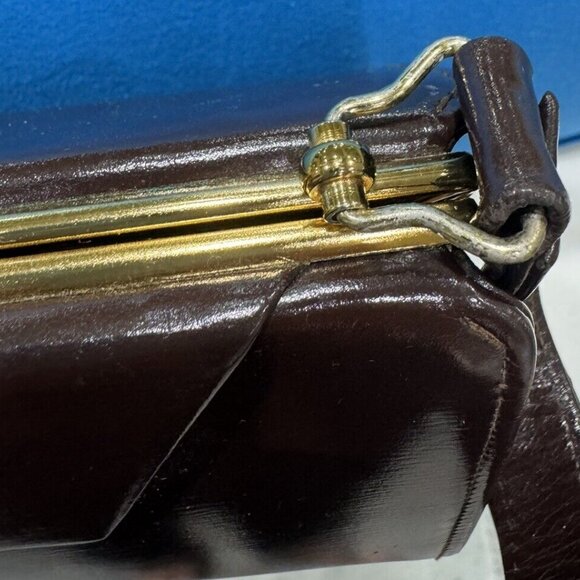 VTG James Florsheim London for Woodward and Lothrop Brown Leather Tailored Purse - Picture 13 of 15